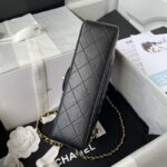 chanel a01113 flap handbag classic bag black lambskin gold 006 luxibags.ru .jpg