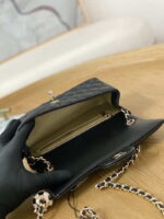 chanel a01113 flap handbag classic bag black lambskin gold with ball 008 luxibags.ru .jpg