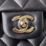 chanel a01113 flap handbag classic bag black lambskin silver 003 luxibags.ru .jpg