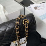 chanel a01113 flap handbag classic bag grained shiny calfskin black gold 004 luxibags.ru .jpg