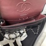 chanel a01113 flap handbag classic bag grained shiny calfskin black silver 007 luxibags.ru .jpg