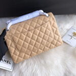 chanel a01113 flap handbag classic bag grained shiny calfskin gold tan 002 luxibags.ru .jpg