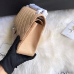 chanel a01113 flap handbag classic bag grained shiny calfskin gold tan 005 luxibags.ru .jpg