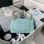 chanel a01113 flap handbag classic bag grained shiny calfskin lake blue gold 002 luxibags.ru .jpg