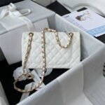 chanel a01113 flap handbag classic bag grained shiny calfskin white gold 002 luxibags.ru .jpg