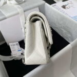 chanel a01113 flap handbag classic bag grained shiny calfskin white silver 005 luxibags.ru .jpg