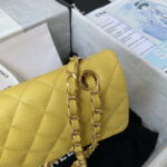 chanel a01113 flap handbag classic bag grained shiny calfskin yellow gold 004 luxibags.ru .jpg