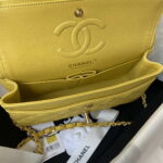 chanel a01113 flap handbag classic bag grained shiny calfskin yellow gold 007 luxibags.ru .jpg