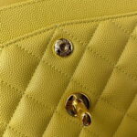 chanel a01113 flap handbag classic bag grained shiny calfskin yellow gold 009 luxibags.ru .jpg