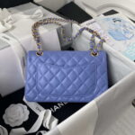chanel a01113 flap handbag classic bag lambskin blue gold 002 luxibags.ru .jpg