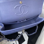 chanel a01113 flap handbag classic bag lambskin blue silver 007 luxibags.ru .jpg