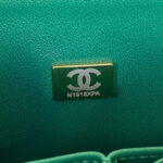 chanel a01113 flap handbag classic bag lambskin green gold 009 luxibags.ru .jpg