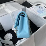 chanel a01113 flap handbag classic bag lambskin lake blue gold 005 luxibags.ru .jpg