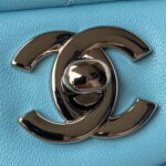 chanel a01113 flap handbag classic bag lambskin lake blue silver 003 luxibags.ru .jpg