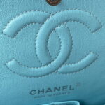 chanel a01113 flap handbag classic bag lambskin lake blue silver 008 luxibags.ru .jpg