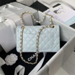 chanel a01113 flap handbag classic bag lambskin light blue gold 002 luxibags.ru .jpg