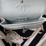 chanel a01113 flap handbag classic bag lambskin light blue gold 007 luxibags.ru .jpg