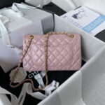 chanel a01113 flap handbag classic bag lambskin light pink gold 002 luxibags.ru .jpg