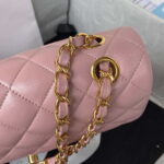 chanel a01113 flap handbag classic bag lambskin light pink gold 004 luxibags.ru .jpg