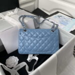 chanel a01113 flap handbag classic bag lambskin sky blue silver 002 luxibags.ru .jpg