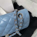 chanel a01113 flap handbag classic bag lambskin sky blue silver 004 luxibags.ru .jpg
