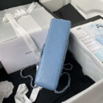 chanel a01113 flap handbag classic bag lambskin sky blue silver 005 luxibags.ru .jpg