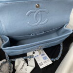 chanel a01113 flap handbag classic bag lambskin sky blue silver 006 luxibags.ru .jpg