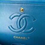 chanel a01113 flap handbag classic bag yellow lambskin with blue hardware 009 luxibags.ru .jpg