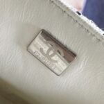 chanel a1116 mini flap classic handbag tweed silver tone metal white 009 luxibags.ru .jpg