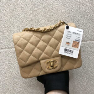 chanel a35200 mini flap bag 17cm grained calfskin apricot 001 luxibags.ru .jpg