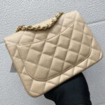 chanel a35200 mini flap bag 17cm grained calfskin apricot 002 luxibags.ru .jpg