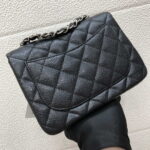 chanel a35200 mini flap bag 17cm grained calfskin black gold 004 luxibags.ru .jpg