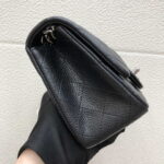 chanel a35200 mini flap bag 17cm grained calfskin black gold 005 luxibags.ru .jpg