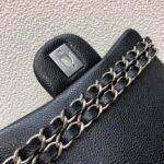 chanel a35200 mini flap bag 17cm grained calfskin black gold 007 luxibags.ru .jpg