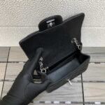 chanel a35200 mini flap bag 17cm grained calfskin black gold 008 luxibags.ru .jpg