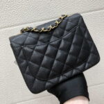 chanel a35200 mini flap bag 17cm grained calfskin black gold 011 luxibags.ru .jpg