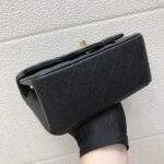 chanel a35200 mini flap bag 17cm grained calfskin black gold 013 luxibags.ru .jpg