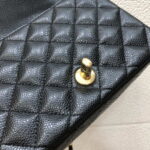 chanel a35200 mini flap bag 17cm grained calfskin black gold 014 luxibags.ru .jpg