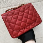 chanel a35200 mini flap bag 17cm grained calfskin red 003 luxibags.ru .jpg