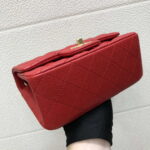 chanel a35200 mini flap bag 17cm grained calfskin red 005 luxibags.ru .jpg
