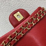 chanel a35200 mini flap bag 17cm grained calfskin red 007 luxibags.ru .jpg