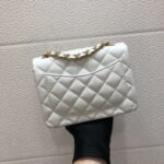 chanel a35200 mini flap bag 17cm grained calfskin white 002 luxibags.ru .jpg