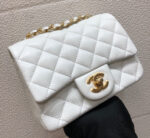chanel a35200 mini flap bag 17cm grained calfskin white 003 luxibags.ru .jpg