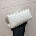 chanel a35200 mini flap bag 17cm grained calfskin white 005 luxibags.ru .jpg