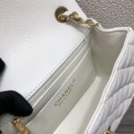 chanel a35200 mini flap bag 17cm grained calfskin white 009 luxibags.ru .jpg