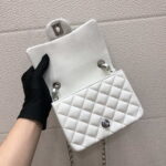 chanel a35200 mini flap bag 17cm grained calfskin white 016 luxibags.ru .jpg