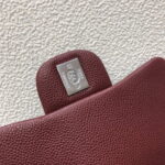 chanel a35200 mini flap bag 17cm grained calfskin wine red gold 008 luxibags.ru .jpg