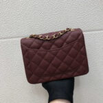 chanel a35200 mini flap bag 17cm grained calfskin wine red gold 011 luxibags.ru .jpg