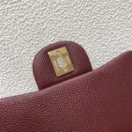 chanel a35200 mini flap bag 17cm grained calfskin wine red gold 017 luxibags.ru .jpg