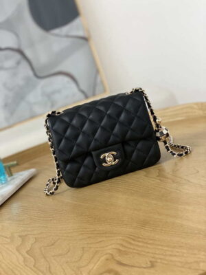 chanel a35200 mini flap bag 18cm lambskin black 1116 with ball 011 luxibags.ru .jpg